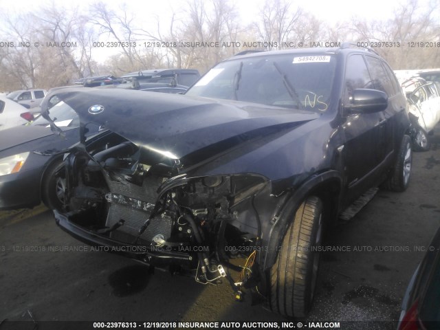 5UXFE83519L171674 - 2009 BMW X5 XDRIVE48I BLACK photo 2