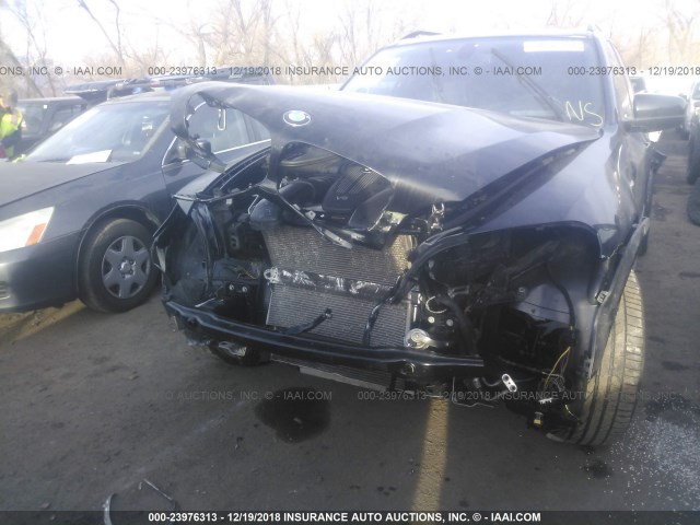 5UXFE83519L171674 - 2009 BMW X5 XDRIVE48I BLACK photo 6
