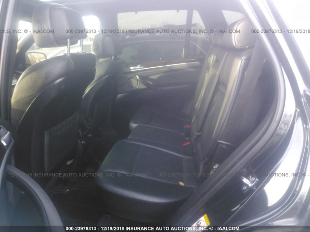 5UXFE83519L171674 - 2009 BMW X5 XDRIVE48I BLACK photo 8