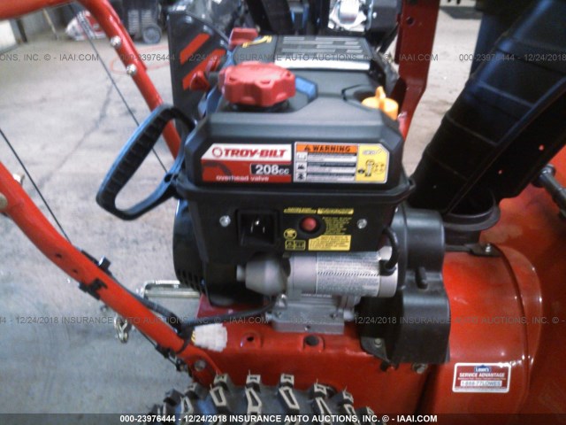 123456 - 2018 TROY BILT SNOWBLOWER  RED photo 6
