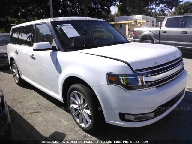 2FMGK5D80KBA03712 - 2019 FORD FLEX LIMITED WHITE photo 1