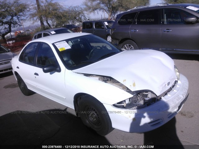 1G1JC524227447389 - 2002 CHEVROLET CAVALIER CNG WHITE photo 1