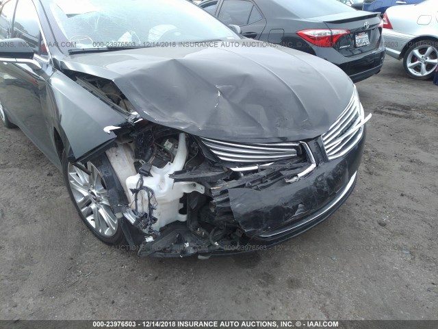 3LN6L2LU8GR627787 - 2016 LINCOLN MKZ HYBRID BLACK photo 6