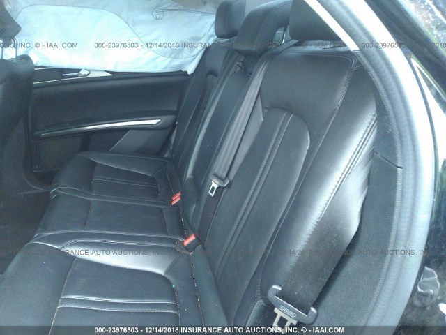 3LN6L2LU8GR627787 - 2016 LINCOLN MKZ HYBRID BLACK photo 8