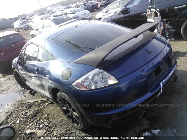 4A31K5DF8AE006348 - 2010 MITSUBISHI ECLIPSE GS SPORT BLUE photo 3