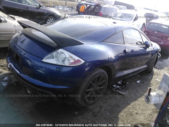 4A31K5DF8AE006348 - 2010 MITSUBISHI ECLIPSE GS SPORT BLUE photo 4