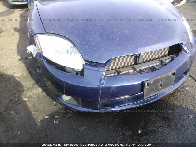 4A31K5DF8AE006348 - 2010 MITSUBISHI ECLIPSE GS SPORT BLUE photo 6