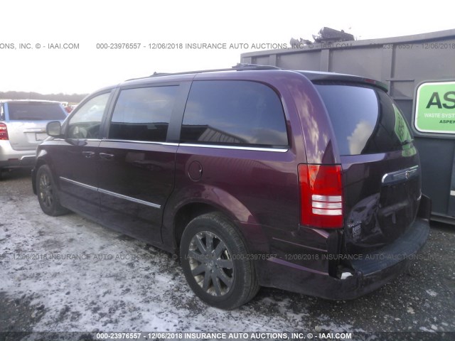 2A8HR54139R540091 - 2009 CHRYSLER TOWN & COUNTRY TOURING MAROON photo 3