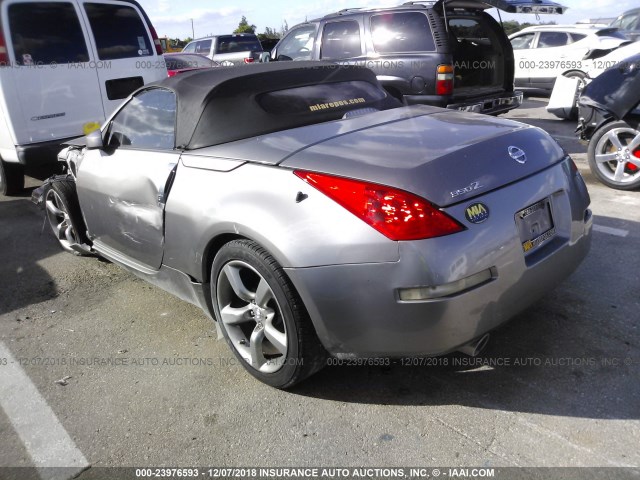 JN1BZ36A67M651381 - 2007 NISSAN 350Z ROADSTER GRAY photo 3