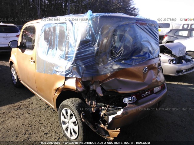 JN8AZ2KR4BT202198 - 2011 NISSAN CUBE S/SL/KROM BROWN photo 6