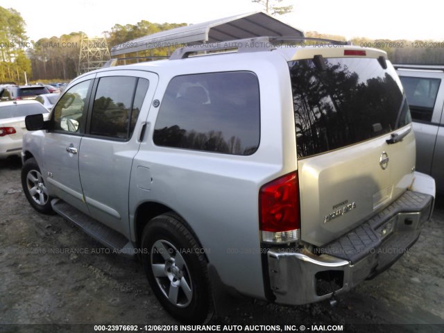 5N1AA08A96N742435 - 2006 NISSAN ARMADA SE/LE GRAY photo 3