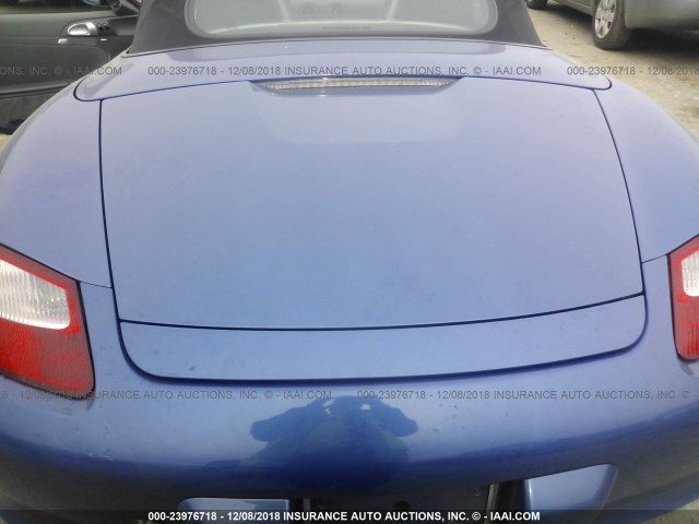 WP0CA29865U712236 - 2005 PORSCHE BOXSTER BLUE photo 10