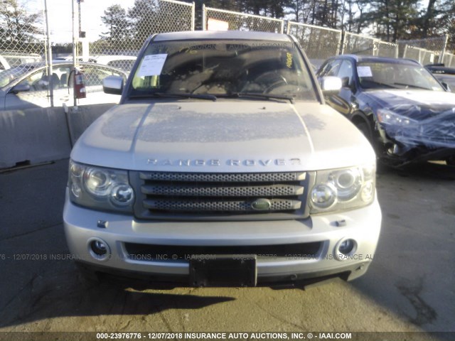 0000000000NY70556 - 2006 LAND ROVER RANGE ROVER SPORT  GRAY photo 6