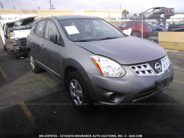 JN8AS5MT9DW501900 - 2013 NISSAN ROGUE S/SV GRAY photo 1