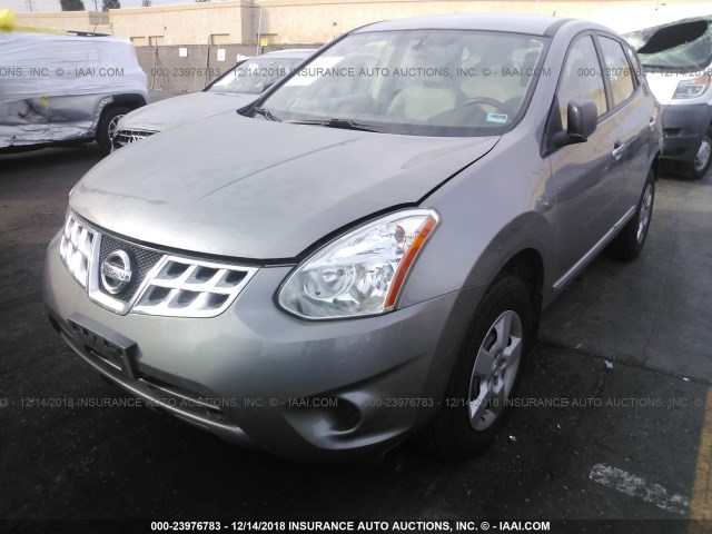 JN8AS5MT9DW501900 - 2013 NISSAN ROGUE S/SV GRAY photo 2