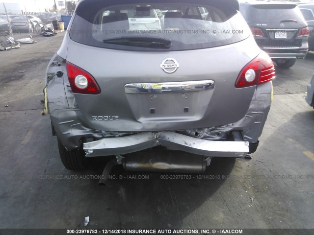 JN8AS5MT9DW501900 - 2013 NISSAN ROGUE S/SV GRAY photo 6