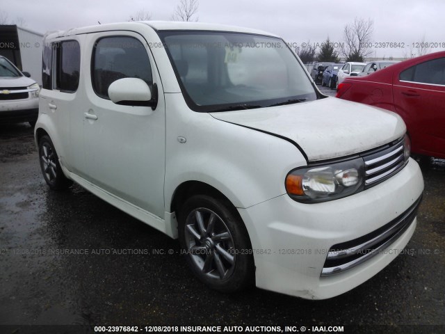 JN8AZ28R49T118402 - 2009 NISSAN CUBE S/SL WHITE photo 1