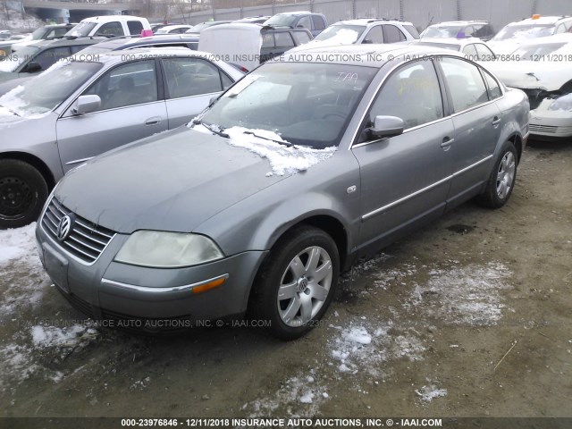 WVWRH63B72P224229 - 2002 VOLKSWAGEN PASSAT GLX 灰色 照片 2