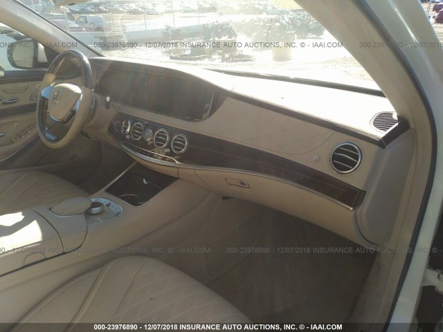 WDDUG8CBXEA060402 - 2014 MERCEDES-BENZ S 550 WHITE photo 5