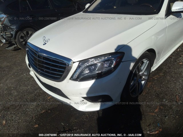 WDDUG8CBXEA060402 - 2014 MERCEDES-BENZ S 550 WHITE photo 6