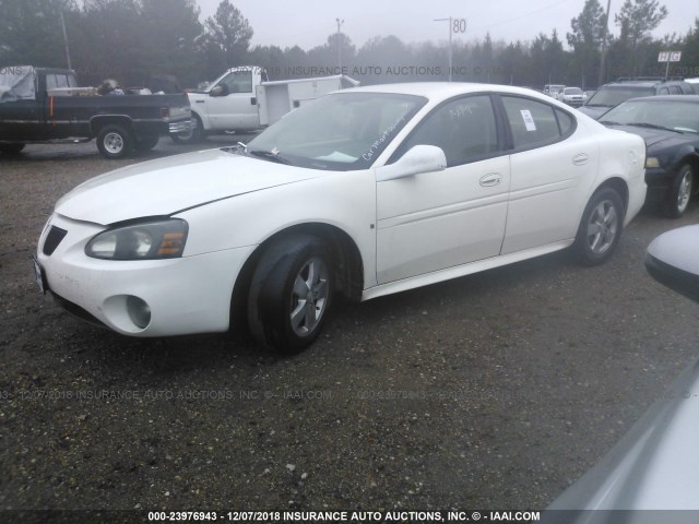 2G2WP552971167425 - 2007 PONTIAC GRAND PRIX WHITE photo 2