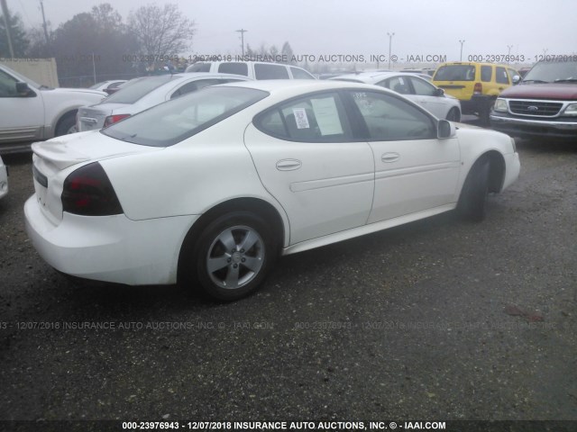 2G2WP552971167425 - 2007 PONTIAC GRAND PRIX WHITE photo 4