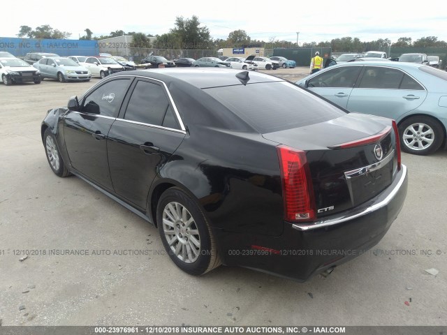 1G6DE5EG3A0102306 - 2010 CADILLAC CTS LUXURY COLLECTION BLACK photo 3