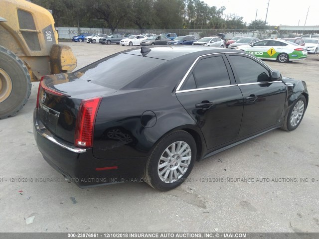 1G6DE5EG3A0102306 - 2010 CADILLAC CTS LUXURY COLLECTION BLACK photo 4