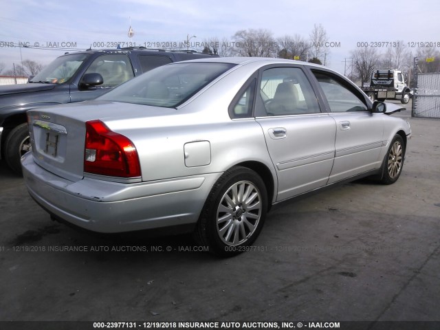 YV1TS592661444747 - 2006 VOLVO S80 2.5T SILVER photo 4