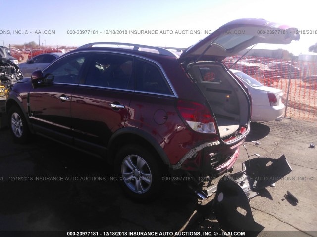 3GSDL43N18S631288 - 2008 SATURN VUE XE RED photo 3