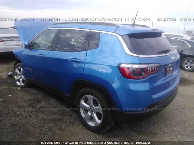 3C4NJCBB3HT682292 - 2017 JEEP COMPASS LATITUDE BLUE photo 3