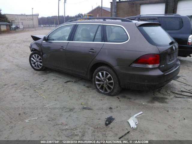 3VWPZ7AJ3BM667338 - 2011 VOLKSWAGEN JETTA S/SE BROWN photo 3