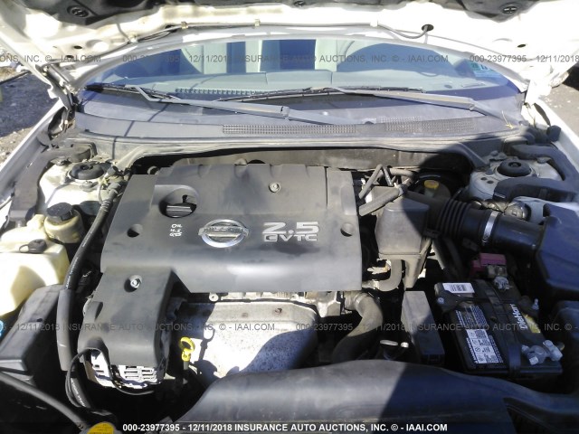 1N4AL11E73C326804 - 2003 NISSAN ALTIMA S/SL WHITE photo 10