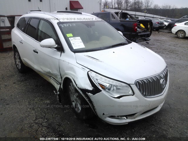 5GAKRBKD5GJ204633 - 2016 BUICK ENCLAVE WHITE photo 1