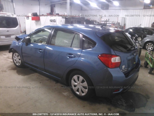 JF1GPAA69E8236048 - 2014 SUBARU IMPREZA BLUE photo 3