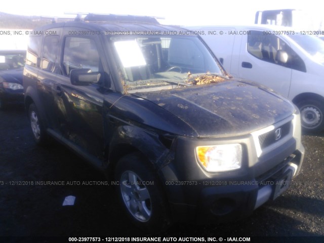 5J6YH28625L002106 - 2005 HONDA ELEMENT EX BLACK photo 1