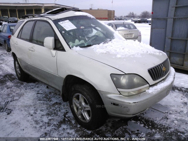 JT6HF10U4X0027763 - 1999 LEXUS RX 300 WHITE photo 1