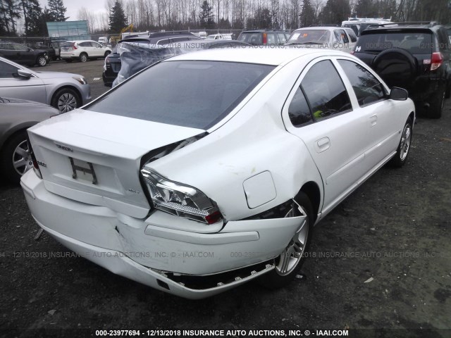 YV1RS592462552871 - 2006 VOLVO S60 2.5T WHITE photo 4