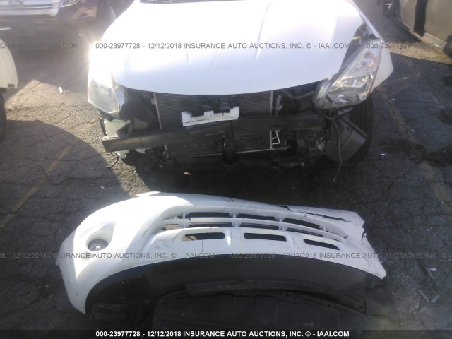 JN8AS5MTXCW278331 - 2012 NISSAN ROGUE S/SV WHITE photo 6