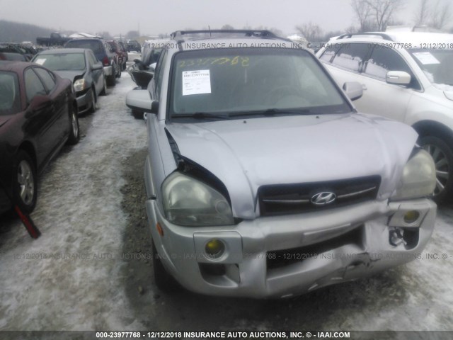 KM8JN72DX6U251202 - 2006 HYUNDAI TUCSON GLS/LIMITED 银色 照片 1