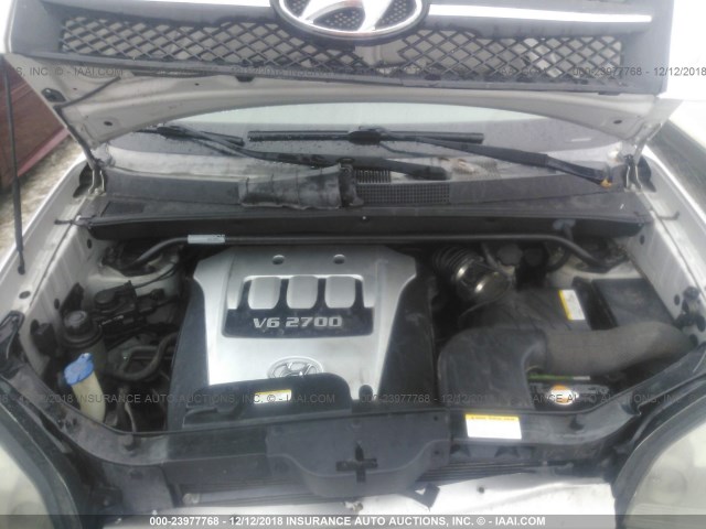 KM8JN72DX6U251202 - 2006 HYUNDAI TUCSON GLS/LIMITED 银色 照片 10