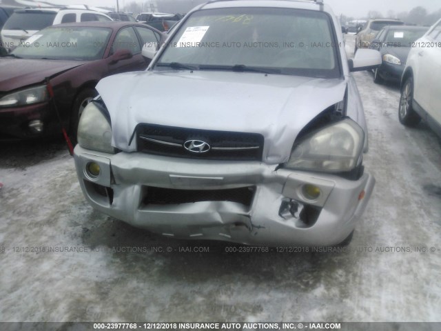 KM8JN72DX6U251202 - 2006 HYUNDAI TUCSON GLS/LIMITED 银色 照片 6