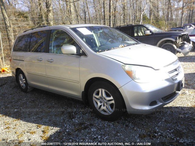 5FNRL38787B060766 - 2007 HONDA ODYSSEY EXL SILVER photo 1