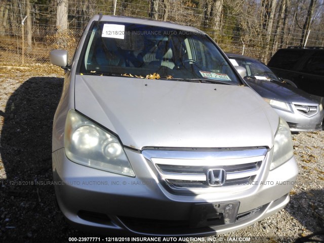 5FNRL38787B060766 - 2007 HONDA ODYSSEY EXL SILVER photo 6