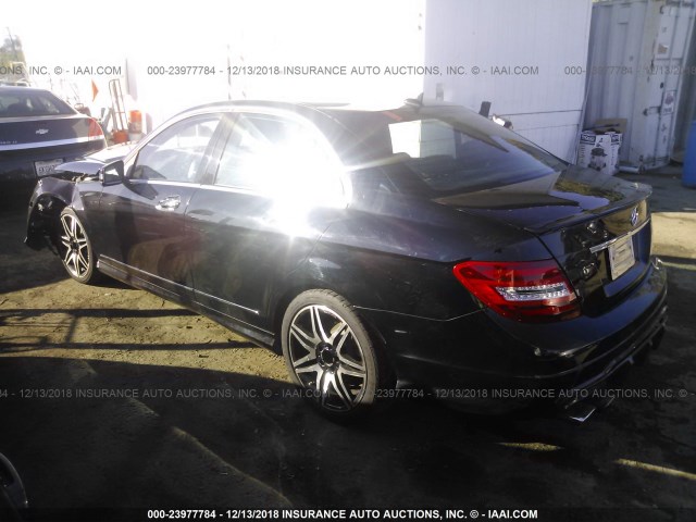 WDDGF4HB6DR246696 - 2013 MERCEDES-BENZ C 250 BLACK photo 3