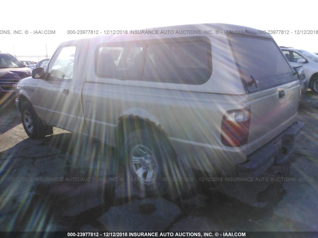 1FTYR10U71TA43381 - 2001 FORD RANGER GOLD photo 3