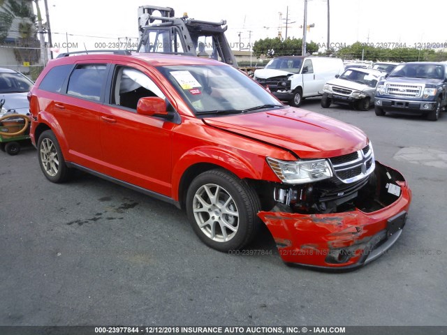 3C4PDCBG5JT421215 - 2018 DODGE JOURNEY SXT ORANGE photo 1