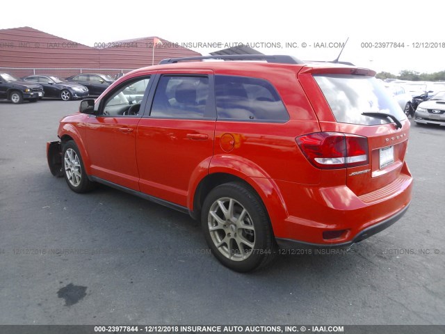 3C4PDCBG5JT421215 - 2018 DODGE JOURNEY SXT ORANGE photo 3