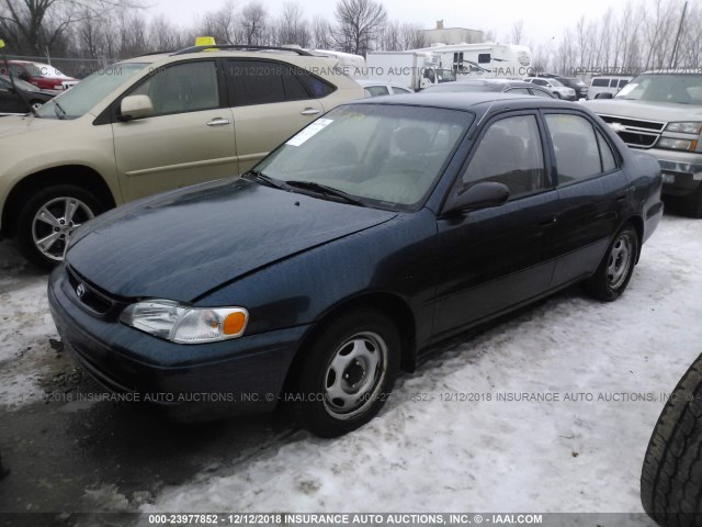 1NXBR12E1XZ149710 - 1999 TOYOTA COROLLA VE/CE/LE BLUE photo 2