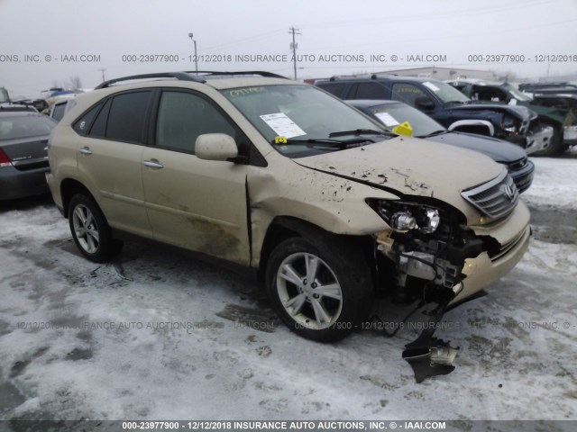 JTJHW31U682048992 - 2008 LEXUS RX 400H GOLD photo 1